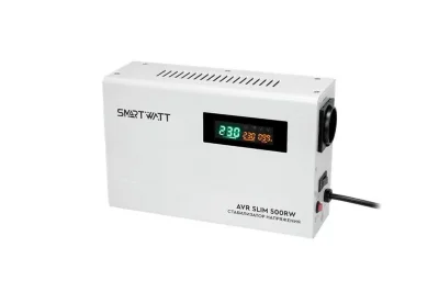 Стабилизатор напряжения настенный SMARTWATT AVR SLIM 500RW 4512020310002