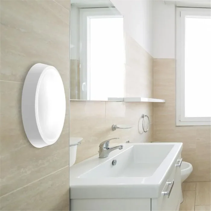 Светильник светодиодный "Банник" PBH-PC-OA 8Вт 4000К IP65 ЖКХ ДБП пылевлагозащ. бел. JazzWay 1024565