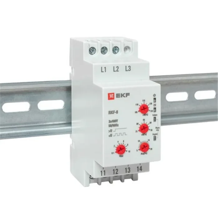 Реле контроля фаз РКФ-8 многофукц. EKF rkf-8