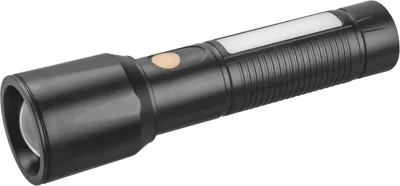 Фонарь аккумуляторный ручной 90 863 OPT-CP07-ACCU пласт.1LED 5Вт+6LED 1.2Вт li-ion 1.2А.ч 4 реж. ОНЛАЙТ 90863