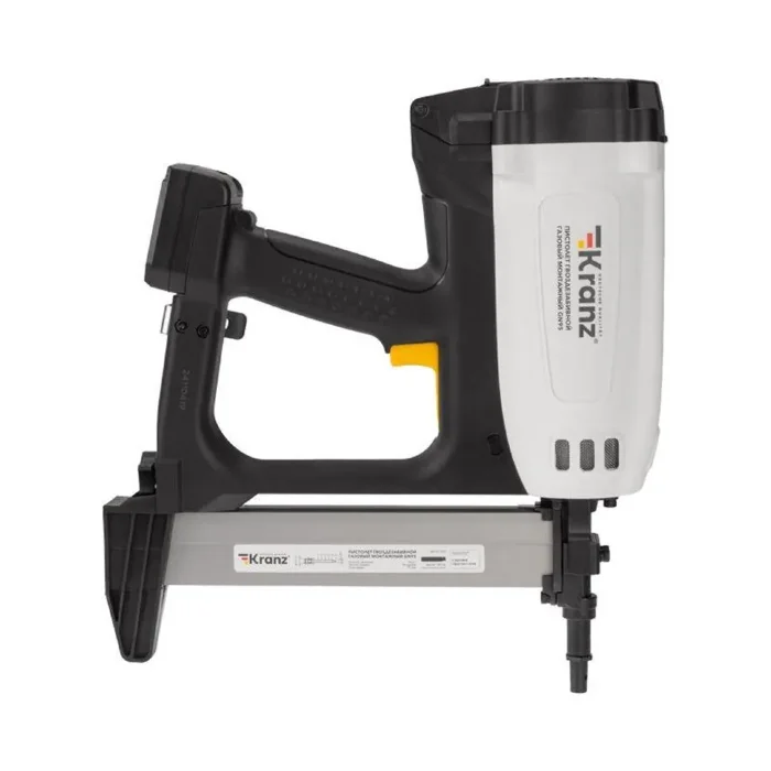 Пистолет гвоздезабивной газовый монтажный GN95 95Дж длина гвоздей 15-40мм d2.7-3мм KRANZ KR-16-1650