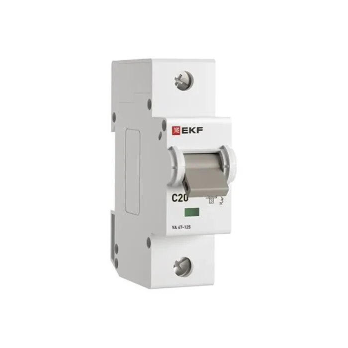Выключатель автоматический 1п C 20А 15кА ВА 47-125 PROxima EKF mcb47125-1-20C