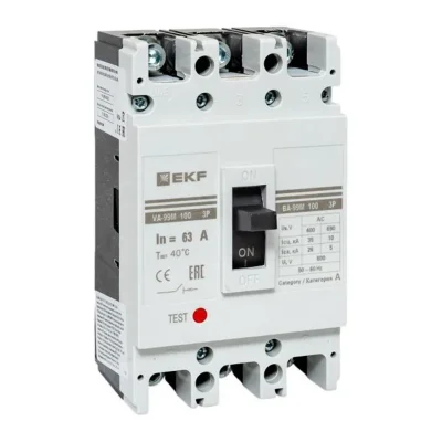 Выключатель автоматический 3п 100/63А 35кА ВА-99М PROxima EKF mccb99-100-63m