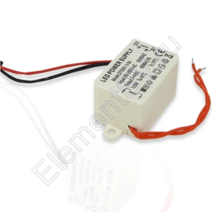 Светодиодный драйвер 1x3W LD44 (220V, 3W, 2-4V, 500mA)