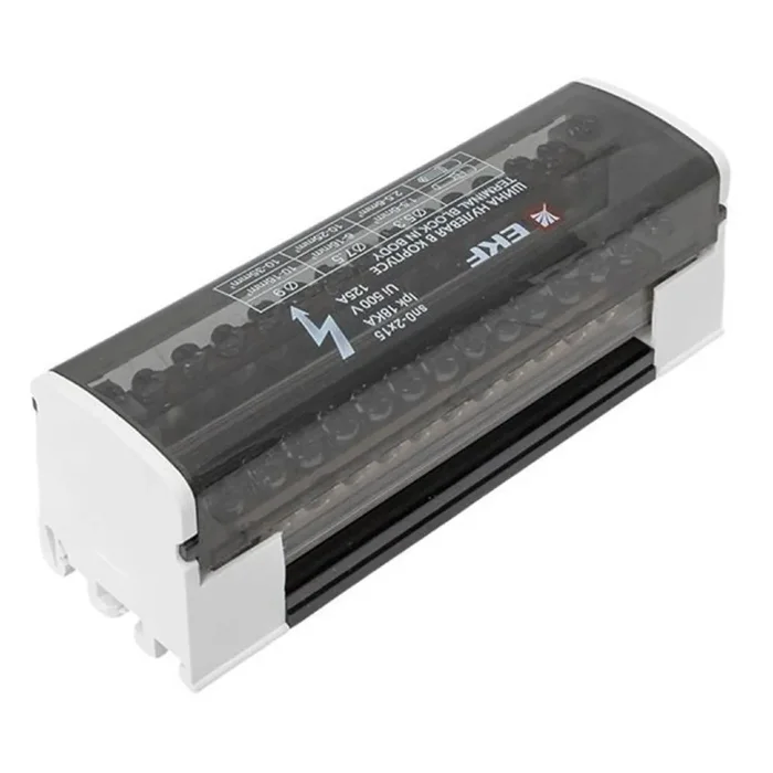 Шина нулевая в корпусе 2х15 EKF sn0-2x15