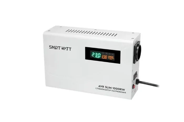 Стабилизатор напряжения настенный SMARTWATT AVR SLIM 1000RW 4512020310001