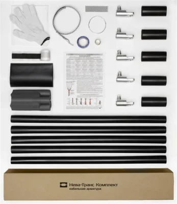 Муфта кабельная концевая универс. 1кВ 1ПКВ(Н)ТпбН-5х(16-25) с болт. наконечн. Нева-Транс Комплект 22020149