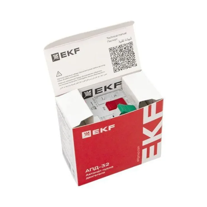 Выключатель автоматический для защиты двигателя АПД-32 0.4-0.63А EKF apd-me-0.63