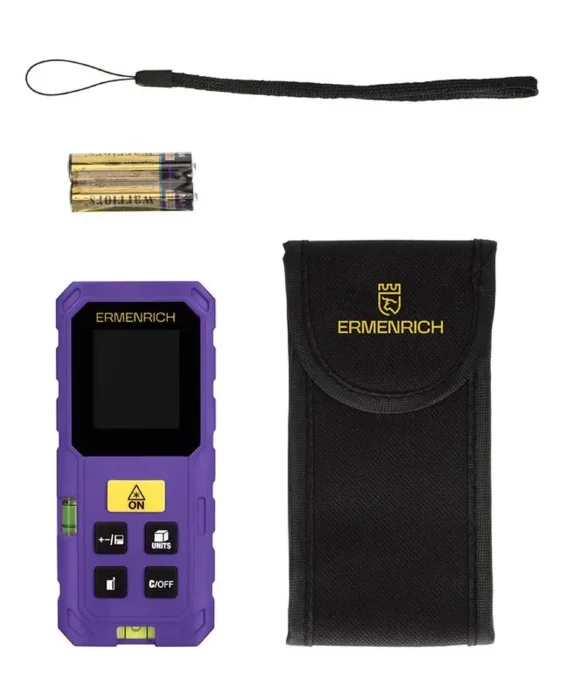 Рулетка лазерная Reel PLUS GS40 фиолет. Ermenrich 86257