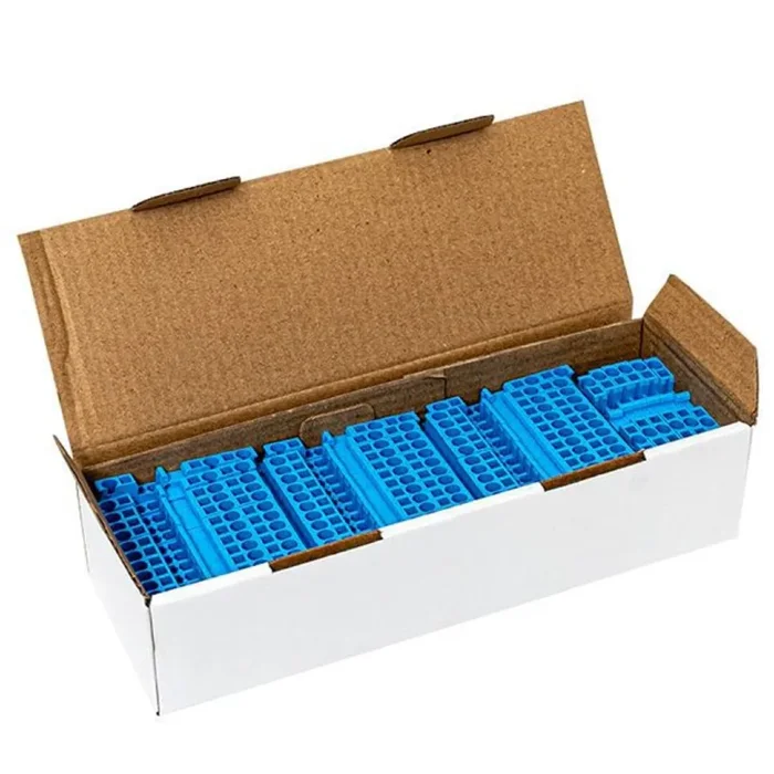 Колодка клеммная ST-2.5 28А 3 вывода пружинная син. EKF plc-jxb-st-2.5-3-blue