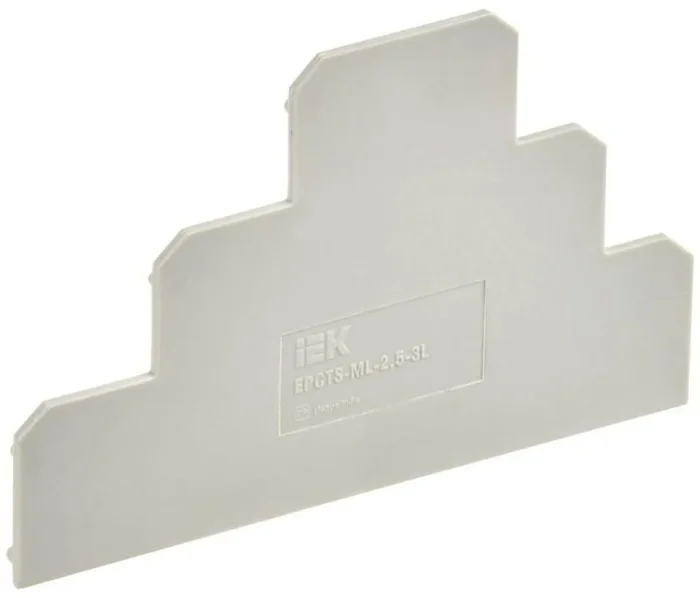 Заглушка для CTS-ML ARMAFIX 3 ур. 2.5кв.мм сер. IEK YCT13-00-3-K03-002-ZGL