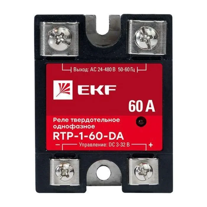 Реле твердотельное однофазное RTP-60-DA PROxima EKF rtp-1-60-da