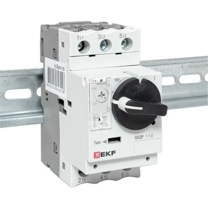 Выключатель автоматический для защиты двигателя GV2P 1-1.6А EKF gv2pm-1.6