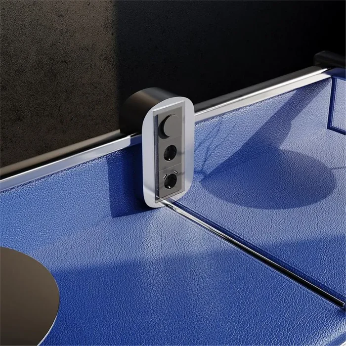 Рамка 3-м S70 стеклян. графит Voltum VLS110307