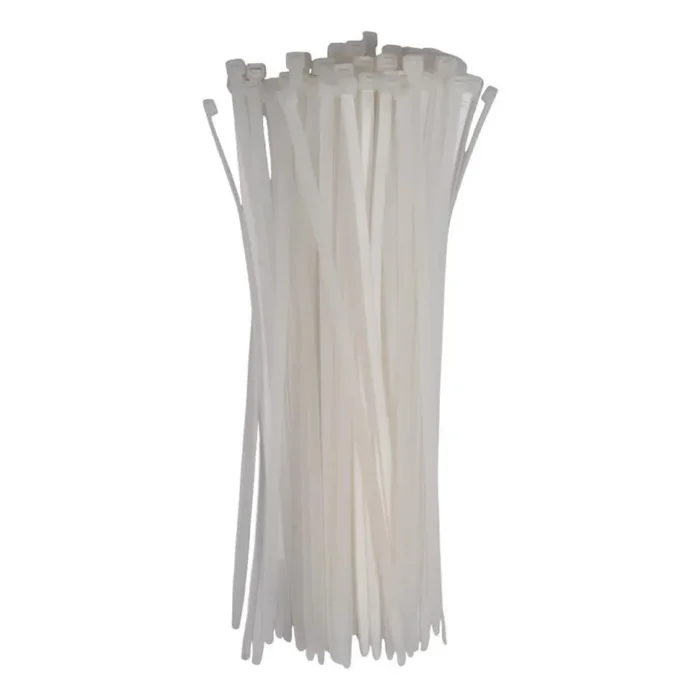Хомут кабельный (стяжка) PCT 7.6х350-100WH 7.6х350 PA6.6 бел. (уп.100шт) JazzWay 5054219