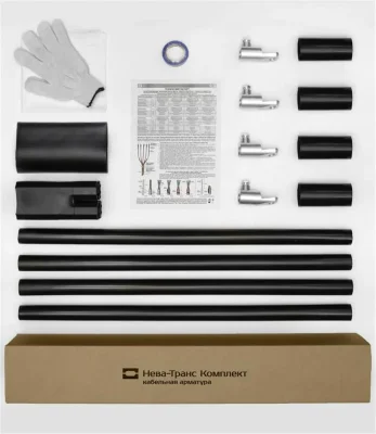 Муфта кабельная концевая 1кВ 1ПКВ(Н)ТпНнг-LS-4х(150-240) с болтов. наконечн. Нева-Транс Комплект 22040108