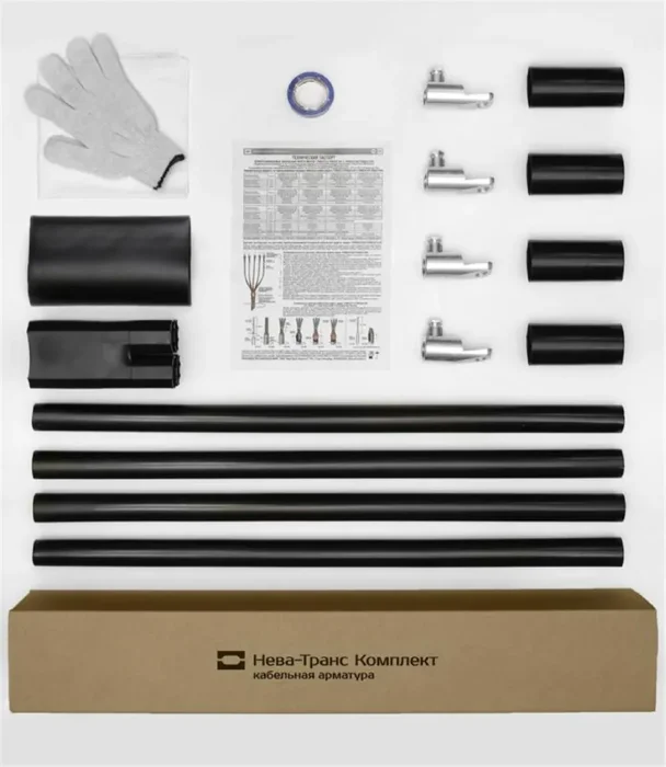 Муфта кабельная концевая 1кВ 1ПКВ(Н)ТпНнг-LS-4х(150-240) с болтов. наконечн. Нева-Транс Комплект 22040108