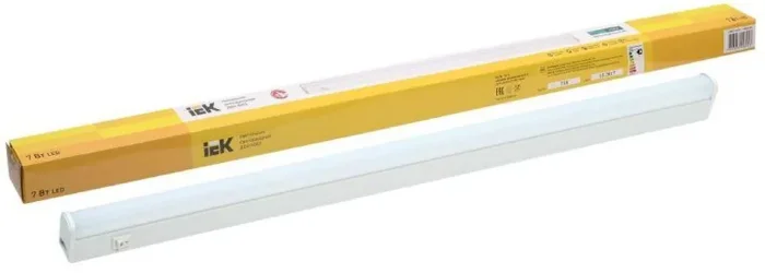 Светильник светодиодный ДБО 3002 7Вт 4000К IP20 572мм линейный пластик IEK LDBO0-3002-7-4000-K01