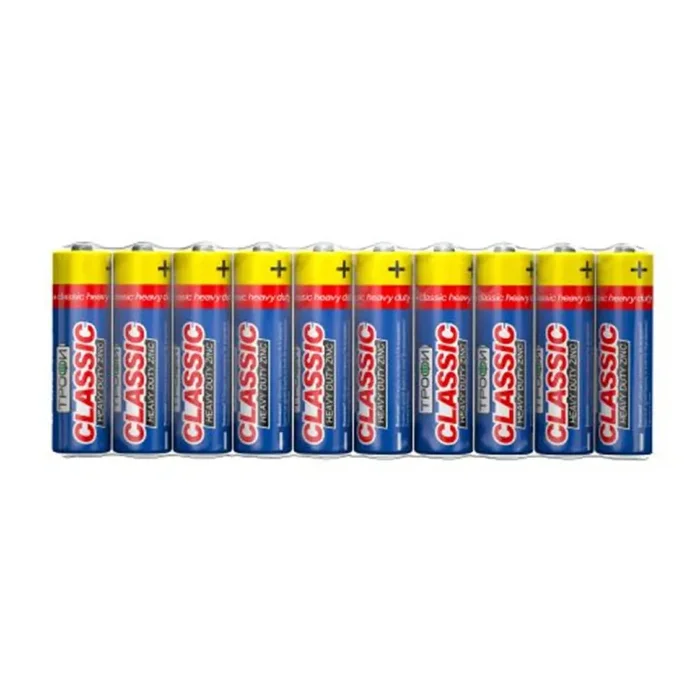 Элемент питания солевой AA/R6 R6-10S CLASSIC HEAVY DUTY Zinc (уп.10шт) Трофи Б0042310