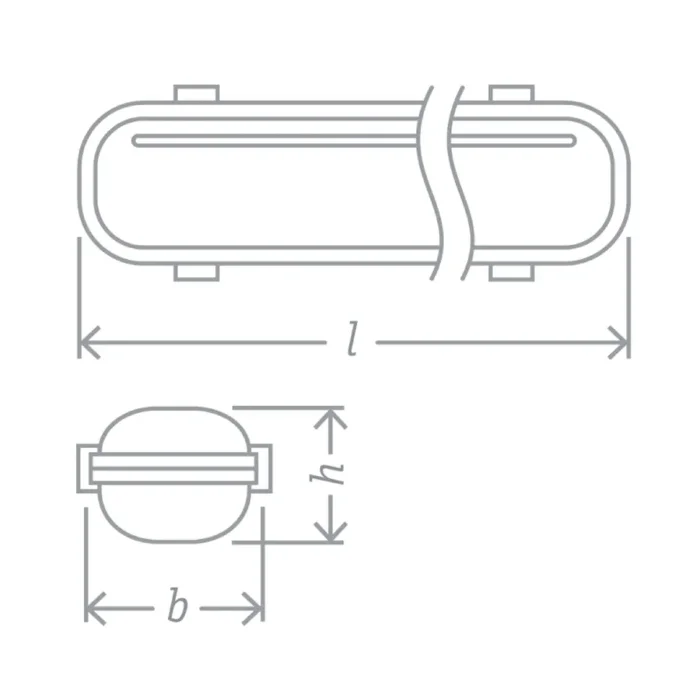 Светильник 61 087 DSP-04-600-IP65-2хT8-G13 176-264В под лампу NLL T8 LED (аналог ЛСП 2х18) Navigator 61087