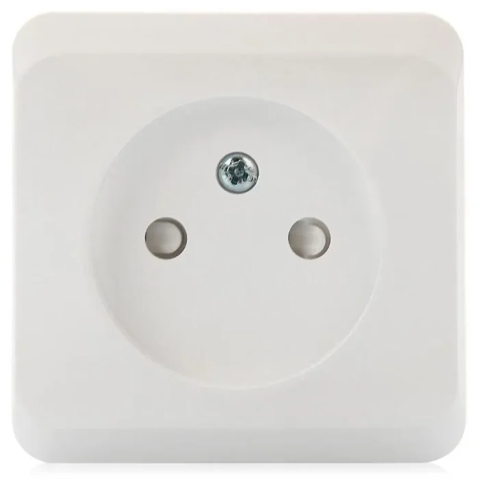 Розетка 1-м ОП Этюд 16А IP20 250В без заземл. защ. шторки бел. SE PA16-002B