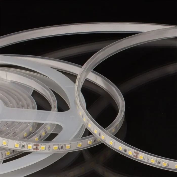 Светодиодная лента Standart Pro class 2835 120led/m, warm white, 24V, IP67, A80