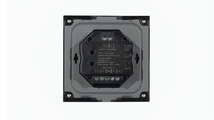 Сенсорная панель T13-1 Black IC76 (220V, RGB, 4 zone, DMX512, RF 2.4GHz)