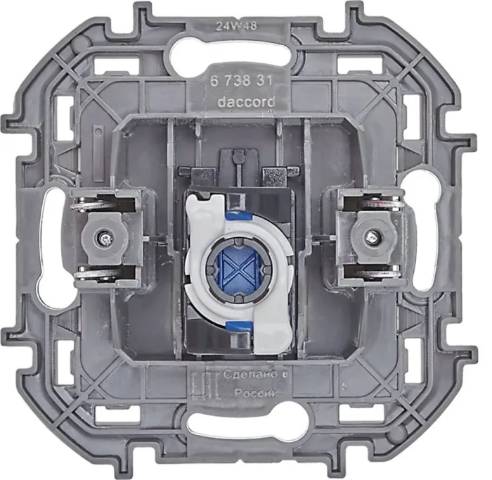 Розетка компьютерная СП Inspiria RJ45 кат.6 UTP IP20 механизм сл. кость IEK 673831