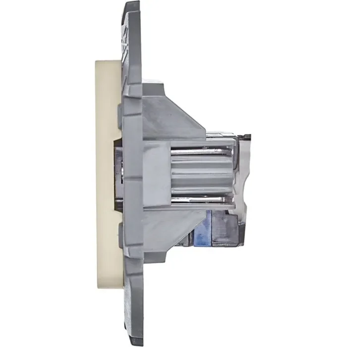 Розетка компьютерная СП Inspiria RJ45 кат.6 UTP IP20 механизм сл. кость IEK 673831