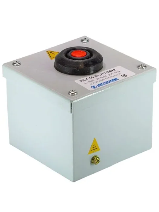 Пост кнопочный ПКУ 15-21.111 54 У2 (ВК30-10-11110-54 (1з+1р) красн. + PG-13.5) пост управления Электротехник ET054942