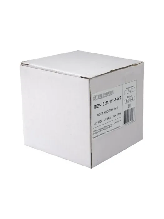 Пост кнопочный ПКУ 15-21.111 54 У2 (ВК30-10-11110-54 (1з+1р) красн. + PG-13.5) пост управления Электротехник ET054942
