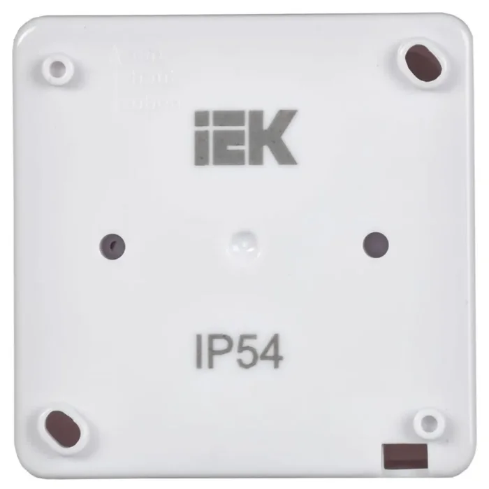 Выключатель 1-кл. ОП Гермес Plus 10А IP54 ВС20-1-0-ГПБ бел. IEK EVMP10-K01-10-54-EC
