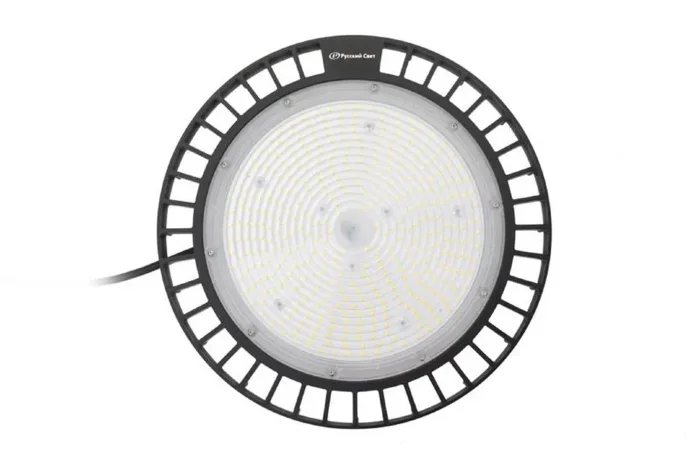 Светильник светодиодный ДСП IB 10 S 150W VW 850 BK D298xH112мм 150Вт 5000К IP65 High Bay подвес черн. Русский Свет 16091023047