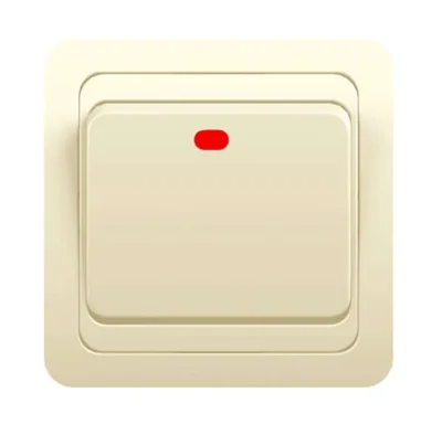 Выключатель 1-кл. СП Classic 10А IP20 с индикацией крем. POWERMAN 1156499