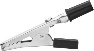 Зажим &quot;крокодил&quot; 5А 80 853 OAC-5A-55-B25 черн. ОНЛАЙТ 80853