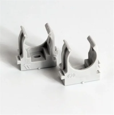 Держатель для труб (клипса) d20мм для монтажн. пистолета сер. (уп.100шт) TOKOV ELECTRIC TKE-LC-20-ZP-C06/100