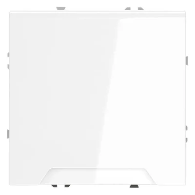 Розетка 1-м СП S70 16А с заземл. защ. шторки + крышка механизм бел. глянцевый Voltum VLS040301