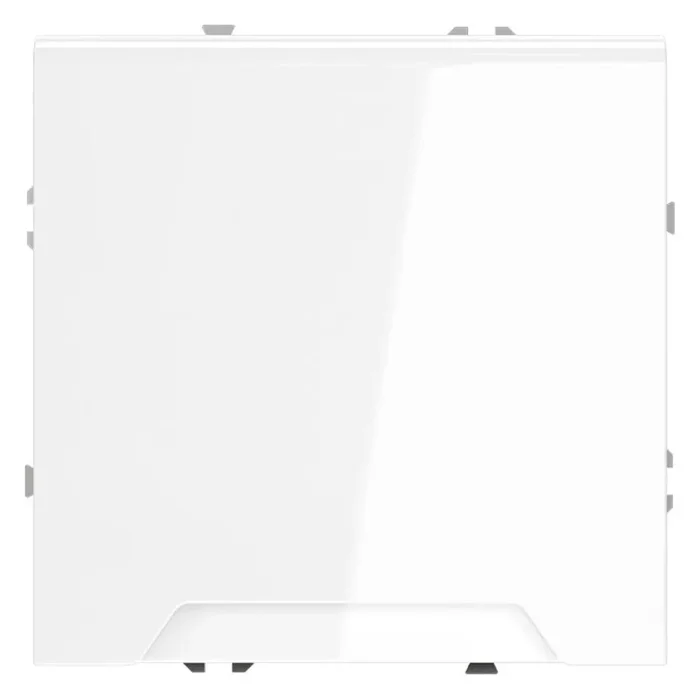 Розетка 1-м СП S70 16А с заземл. защ. шторки + крышка механизм бел. глянцевый Voltum VLS040301