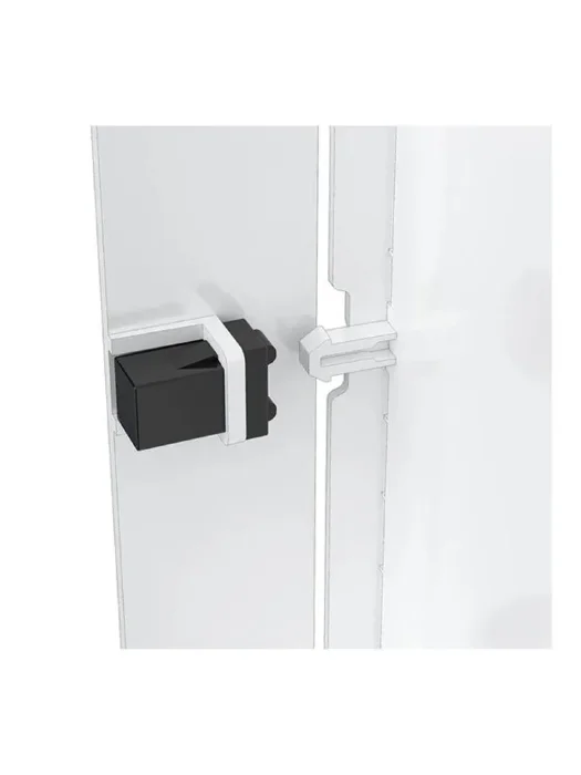 Люк ревизионный LN фланец 150х200 нажимной 172х222 пластик EVECS L1520N