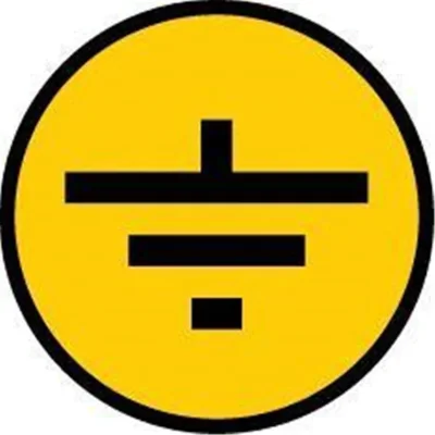 Символ &quot;Заземление&quot; 30х30 IEK YPC20-ZAZEM-1-096