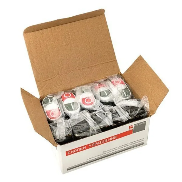 Кнопка LA32HND "Пуск-Стоп" NO+NC с подсветкой красн./зел. PROxima EKF la32hnd