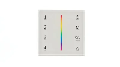 Сенсорная панель T24 White IC78 (RGBW/RGB, 4 zone, RF 2.4GHz, 3VDC(AAAx2))