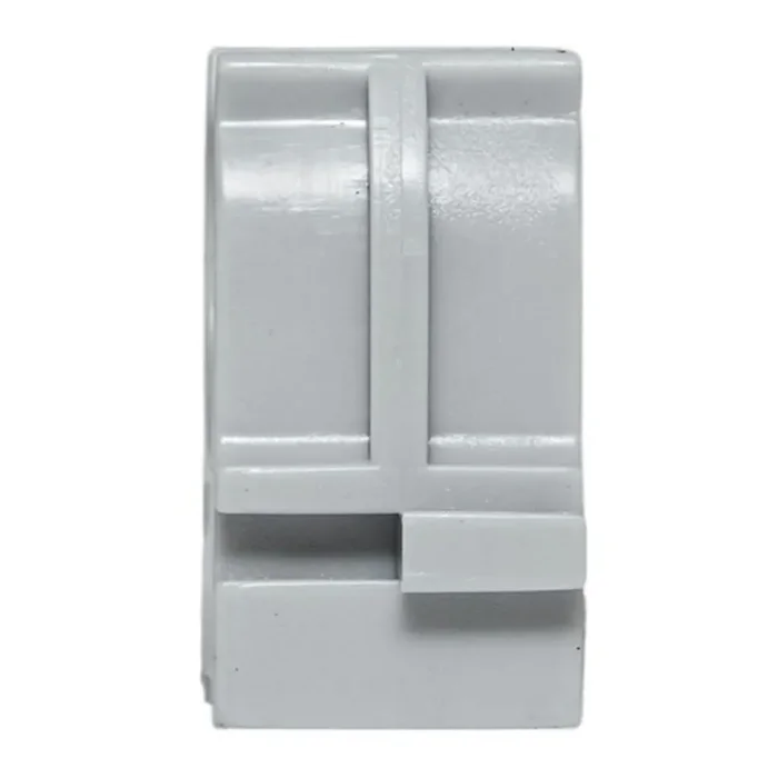 Держатель для труб (клипса) d16мм для монтажн. пистолета сер. (уп.100шт) Plast EKF derjp-z-16