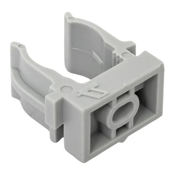 Держатель для труб (клипса) d16мм для монтажн. пистолета сер. (уп.100шт) Plast EKF derjp-z-16