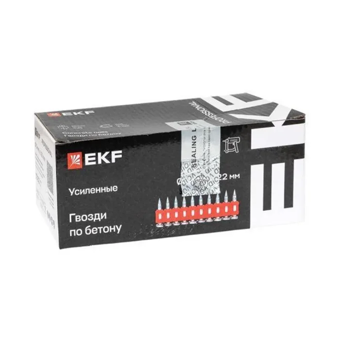 Гвоздь кованый для монтажн. пистолета по бетону металлу Bullet Type 3х22 цинк. (уп.1000шт) Expert EKF cpn-3022bp