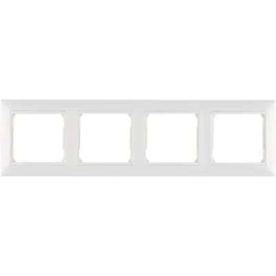 Рамка 4-м Valena горизонт. бел. IEK 774454