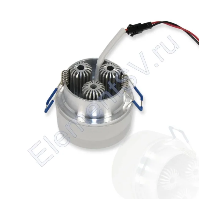 Светодиодный светильник точечный RW cree (3W, Blue)