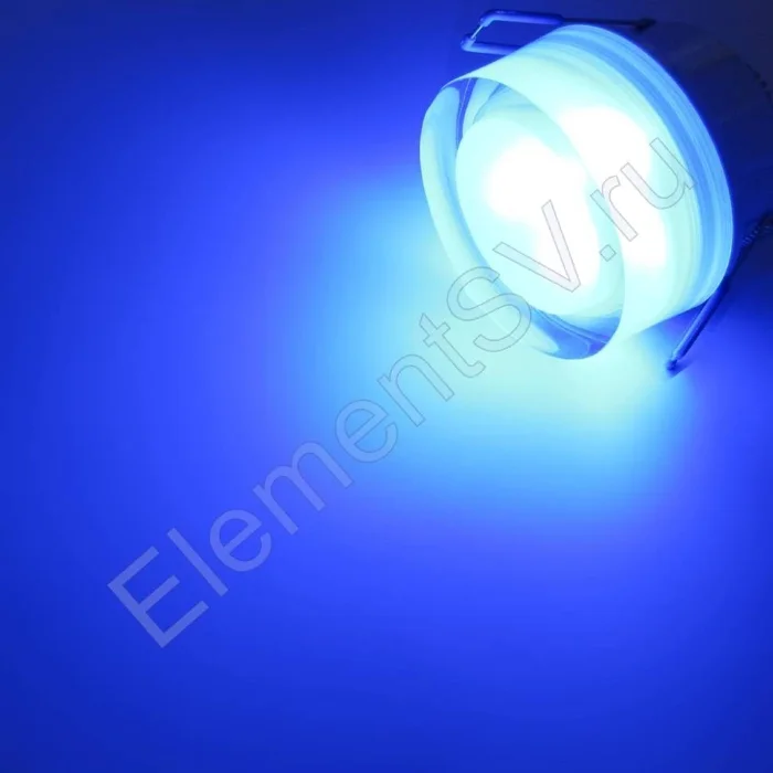 Светодиодный светильник точечный RW cree (3W, Blue)