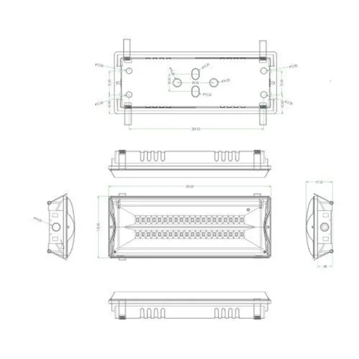Светильник светодиодный DPA-301-0-65 40LED 3ч IP65 аварийный непостоянный Эра Б0044405