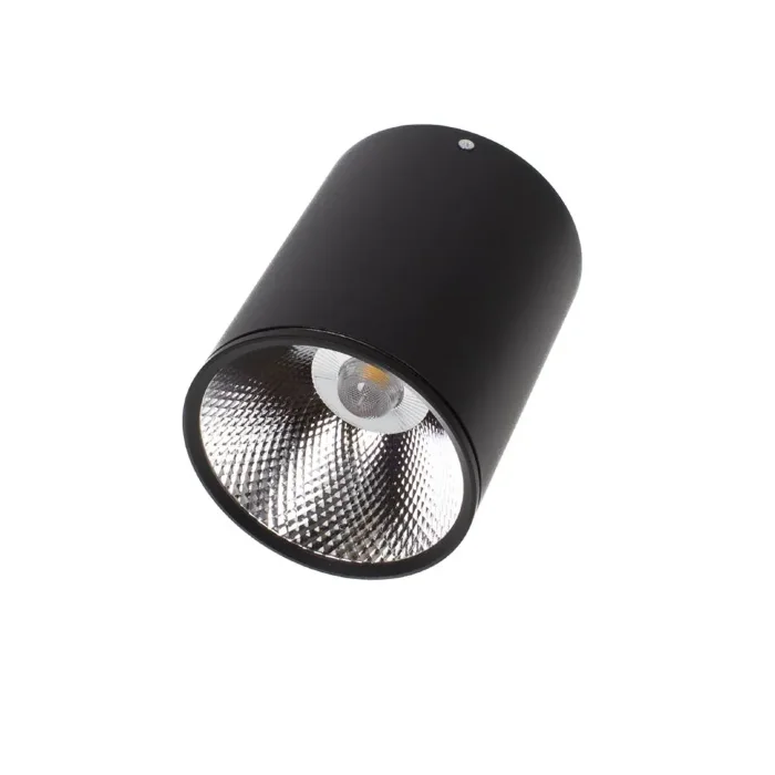Светодиодный светильник накладной JH-MZ-T18W B98 (220V, 18W, черный корпус, day white)